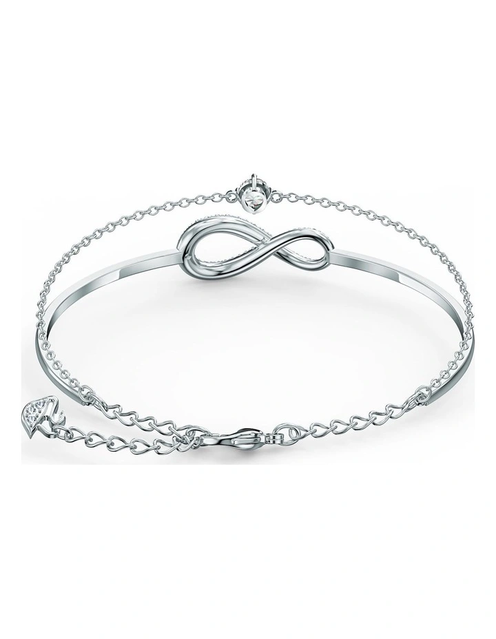 Hot Sale ❤️ Swarovski Infinity Rose Rhodium Plated Bangle ⭐ 3 Hot Sale ❤️ Swarovski Infinity Rose Rhodium Plated Bangle ⭐ - Image 3