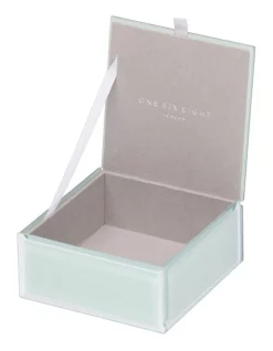 Best Pirce 👍 One Six Eight London SARA Palm Small Jewellery Box In Pastel Green 🔥