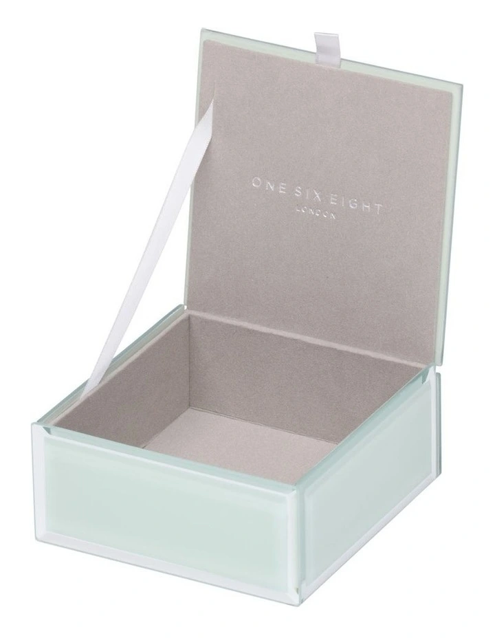 Best Pirce π One Six Eight London SARA Palm Small Jewellery Box In Pastel Green π₯ 1 Best Pirce π One Six Eight London SARA Palm Small Jewellery Box In Pastel Green π₯