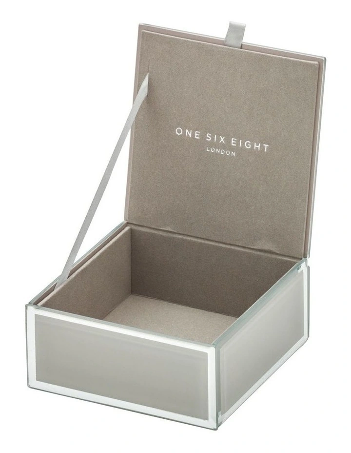 Wholesale π One Six Eight London Sara Cool Grey Small Jewellery Box π₯° 2 Wholesale π One Six Eight London Sara Cool Grey Small Jewellery Box π₯° - Image 2