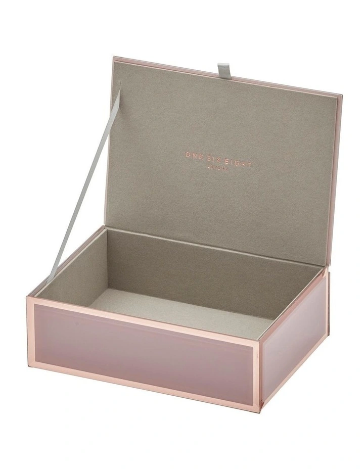 Best Sale ✔️ One Six Eight London Sara Dusty Rose Medium Jewellery Box ⌛ 2 Best Sale ✔️ One Six Eight London Sara Dusty Rose Medium Jewellery Box ⌛ - Image 2