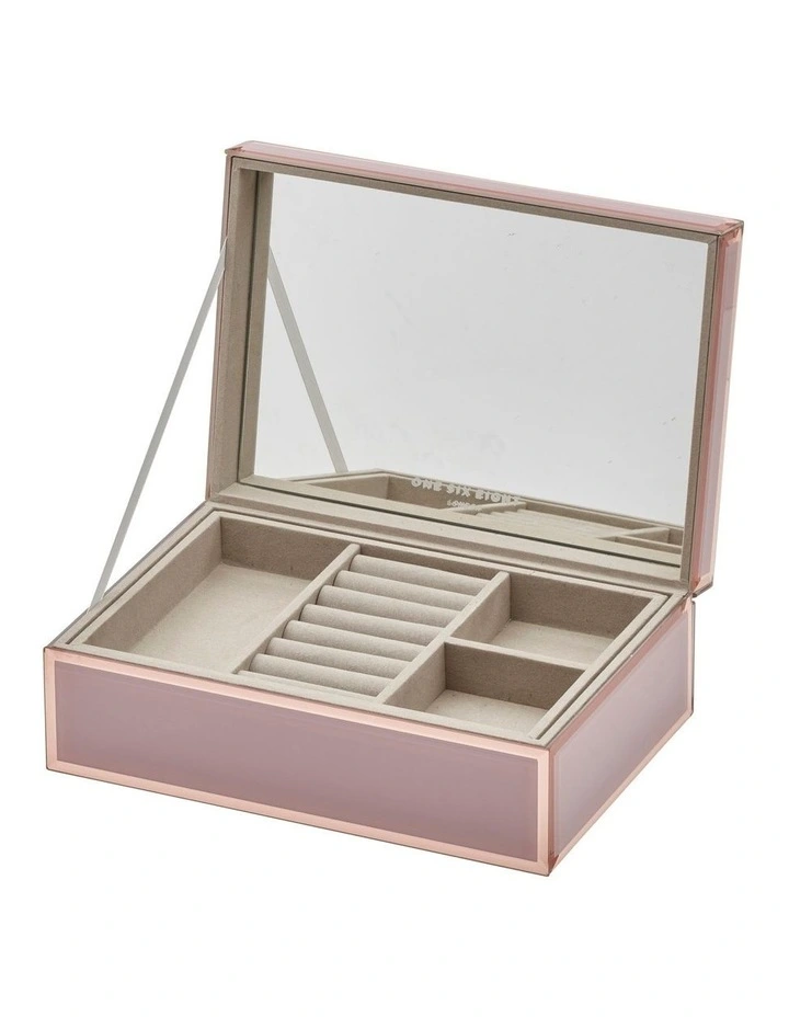 Coupon π One Six Eight London Sara Dusty Rose Large Jewellery Box π 4 Coupon π One Six Eight London Sara Dusty Rose Large Jewellery Box π - Image 4