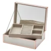 Brand new 🧨 One Six Eight London Sara White / Rose Gold Large Jewellery Box 🧨