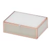 Flash Sale ⭐ One Six Eight London Sara White / Rose Gold Medium Jewellery Box 🛒