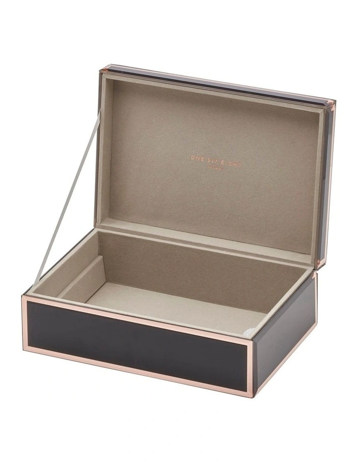 Top 10 π₯° One Six Eight London Sara Black Large Jewellery Box π₯ 4 Top 10 π₯° One Six Eight London Sara Black Large Jewellery Box π₯ - Image 4