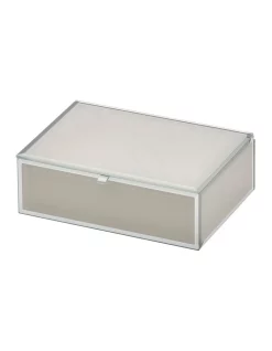 New ⌛ One Six Eight London Sara Nude Medium Jewellery Box 🎉