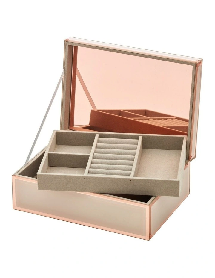 Buy π One Six Eight London Sara Blush Large Jewellery Box β 1 Buy π One Six Eight London Sara Blush Large Jewellery Box β
