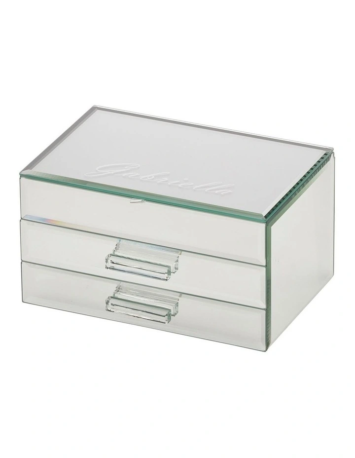 Best Sale π One Six Eight London Gabriella Mirror Medium Jewellery Box π 4 Best Sale π One Six Eight London Gabriella Mirror Medium Jewellery Box π - Image 4