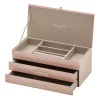 Best deal 🎉 One Six Eight London Gabriella Blush Large Jewellery Box 😉