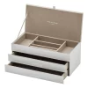 Coupon 😍 One Six Eight London Gabriella White Large Jewellery Box 😀