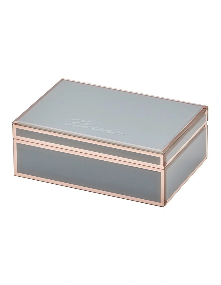 Brand new ✨ One Six Eight London Florence Grey / Rose Gold Large Jewellery Box ✔️ 3 Brand new ✨ One Six Eight London Florence Grey / Rose Gold Large Jewellery Box ✔️ - Image 3