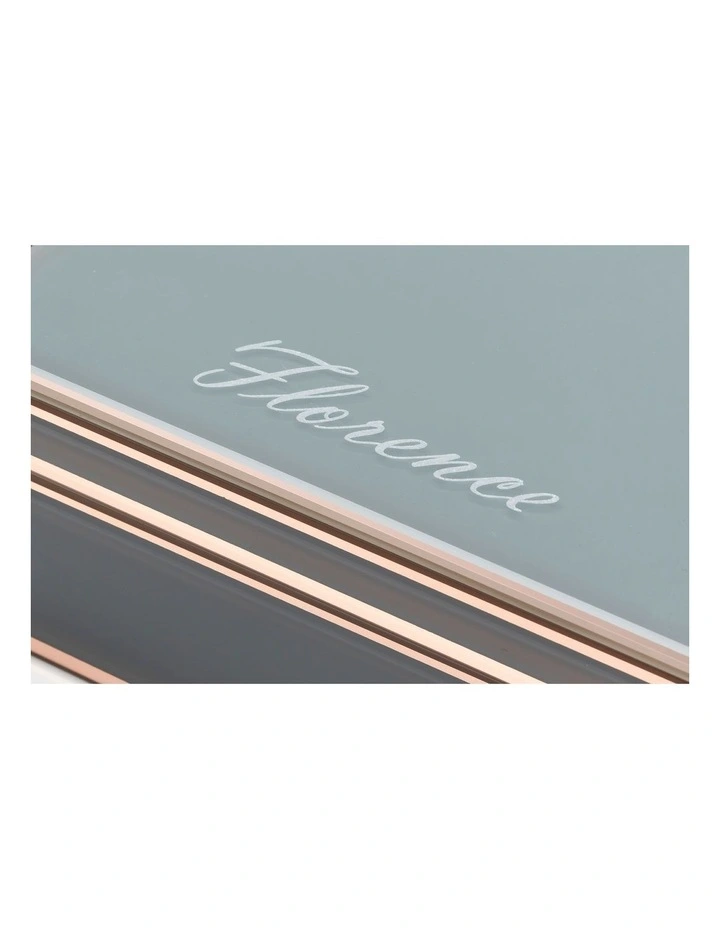 Brand new ✨ One Six Eight London Florence Grey / Rose Gold Large Jewellery Box ✔️ 6 Brand new ✨ One Six Eight London Florence Grey / Rose Gold Large Jewellery Box ✔️ - Image 6