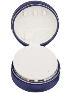 Promo ⌛ Mocha Small Circle Jewellery Case Navy 😍 -bracelets Sales unnamed file 1206