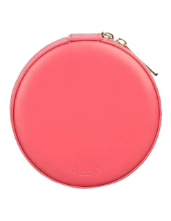 Budget ๐ Mocha Small Circle Jewellery Case Coral โจ