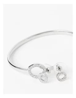 Brand new 😍 Trent Nathan Diamante Trim Bangle & Earring Silver Set 👍 -bracelets Sales unnamed file 13