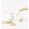 Best Pirce 👏 Piper Love Stretch Bracelet Set In White/Gold 💯