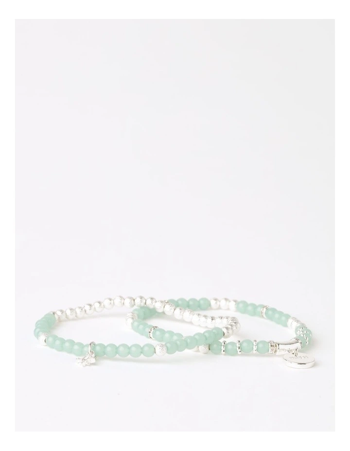 Hot Sale π Piper Wish Stretch Silver/Mint Bracelet Set π 1 Hot Sale π Piper Wish Stretch Silver/Mint Bracelet Set π