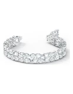 Brand new 🎉 Swarovski Deluxe Mixed Rhodium Plated Tennis Bracelet 👍 -bracelets Sales unnamed file 175