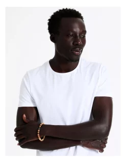 Best reviews of 🌟 Blaq Beads & Cross Charm Bracelet In Brown 💯 -bracelets Sales unnamed file 180