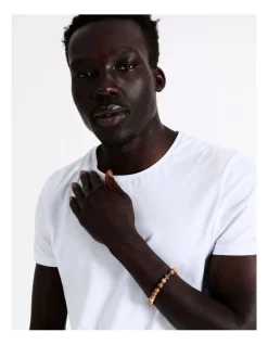 Best reviews of 🌟 Blaq Beads & Cross Charm Bracelet In Brown 💯 -bracelets Sales unnamed file 182