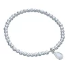 Promo ⭐ Mocha Pear Czelline Opal Silver Stretchy Ball Bracelet 💯