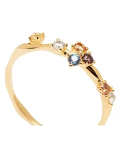 Budget 🎁 PDPAOLA Five Ring In Gold ⭐ -bracelets Sales unnamed file 224