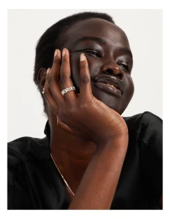 New ⭐ Wayne Cooper Baguette Ring In Gold 👍 -bracelets Sales unnamed file 236