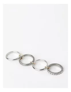 Best reviews of 👍 Wayne Cooper Linked Stack Mixed Metal Pave Rings In Gold 🌟 -bracelets Sales unnamed file 242