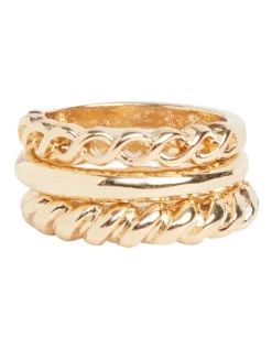 Hot Sale 💯 Seed Heritage Stacking Rings In Gold 🌟