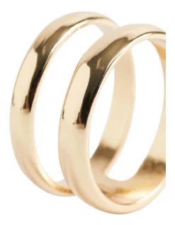 Deals 🛒 Seed Heritage Double Ring In Gold 🎁 -bracelets Sales unnamed file 249