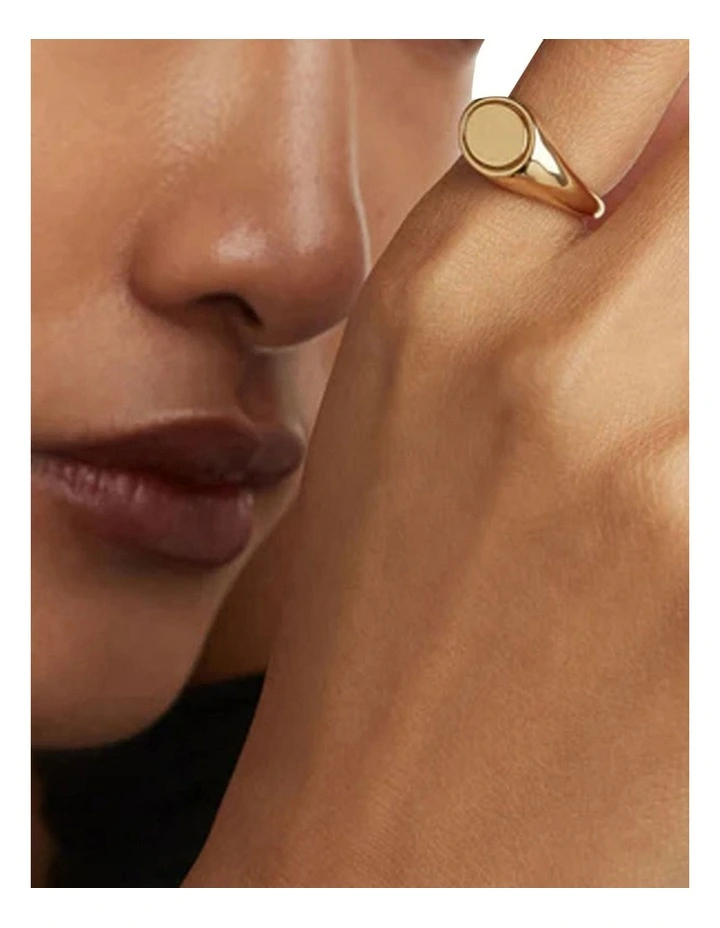 Flash Sale π€© PDPAOLA Stamp Ring In Gold β¨ 3 Flash Sale π€© PDPAOLA Stamp Ring In Gold β¨ - Image 3