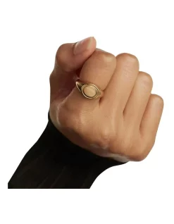 Cheapest 😀 PDPAOLA Stamp Ring In Gold 😀 -bracelets Sales unnamed file 353