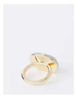 Brand new 🎁 Trent Nathan Statement Stone Ring In Aqua 🧨 -bracelets Sales unnamed file 359