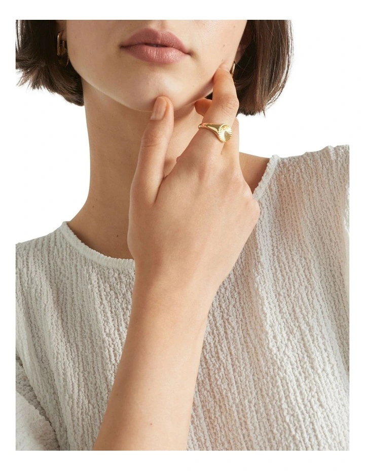 Best deal π Seed Heritage Signet Ring In Gold π 2 Best deal π Seed Heritage Signet Ring In Gold π - Image 2