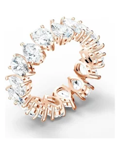Deals 🔥 Swarovski Vittore Pear Ring White Rose-Gold Tone Plated 😍 -bracelets Sales unnamed file 476