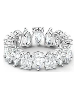Top 10 🛒 Swarovski Vittore Pear Silver Rhodium Plated Ring 😍