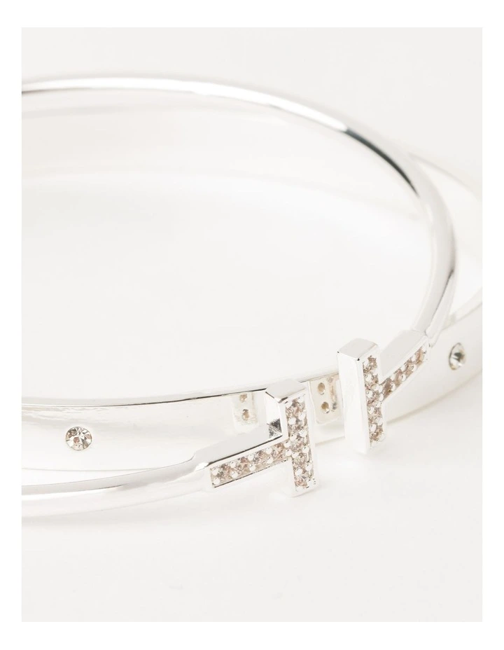 Wholesale ⌛ Piper Diamante Multi Silver Bangle Set ✔️ 3 Wholesale ⌛ Piper Diamante Multi Silver Bangle Set ✔️ - Image 3
