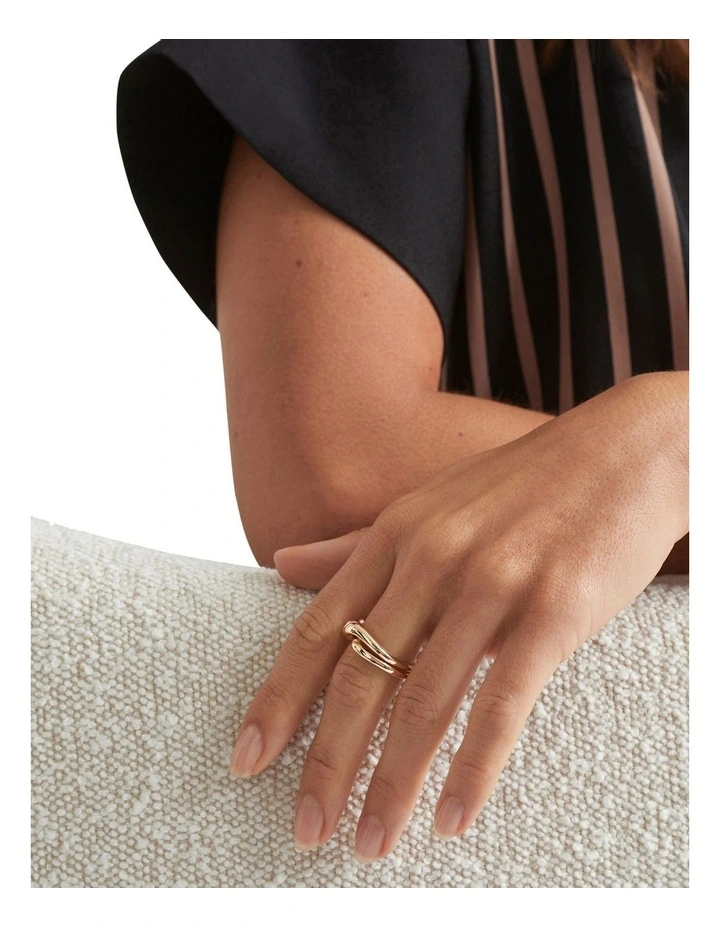 Best deal β€οΈ Seed Heritage Interlock Ring In Gold π 3 Best deal β€οΈ Seed Heritage Interlock Ring In Gold π - Image 3