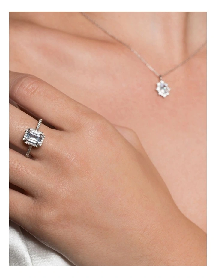 Budget π Georgini Iconic Bridal Violet Silver Ring π₯ 2 Budget π Georgini Iconic Bridal Violet Silver Ring π₯ - Image 2