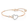 Best Sale 😉 Swarovski Infinity Heart Mixed Metal Bangle 🛒
