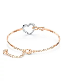 Best Sale 😉 Swarovski Infinity Heart Mixed Metal Bangle 🛒 -bracelets Sales unnamed file 55