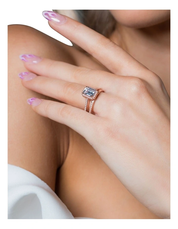 Discount π Georgini Iconic Bridal Violet Rose Gold Ring 𧨠2 Discount π Georgini Iconic Bridal Violet Rose Gold Ring 𧨠- Image 2