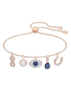 Best deal 🥰 Swarovski Symbolic Rose Gold Plated Charm Bracelet ❤️