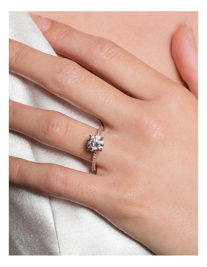 Flash Sale π Georgini Iconic Bridal Francesca Rose Gold Ring π 2 Flash Sale π Georgini Iconic Bridal Francesca Rose Gold Ring π - Image 2