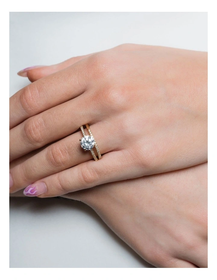 Buy π Georgini Iconic Bridal Anne Gold Ring βοΈ 2 Buy π Georgini Iconic Bridal Anne Gold Ring βοΈ - Image 2