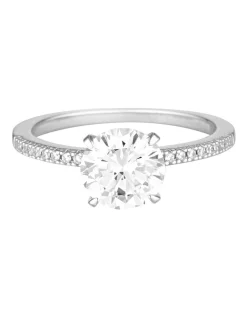 Budget 👍 Georgini Iconic Bridal Francesca Silver Ring 🤩