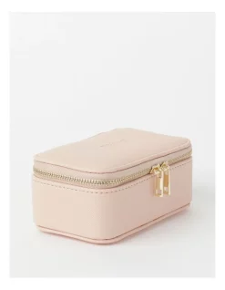 Budget ๐ Design Studio Small Zip Around Jewellery Box In Blush ๐
