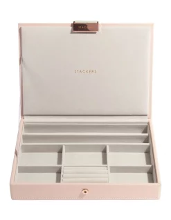 Cheapest 🤩 Stackers Classic Lid Blush Jewellery Box 🎉