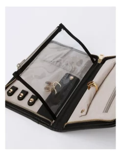 Promo 👏 Design Studio Travel Jewellery Wallet In Black ⌛ -bracelets Sales unnamed file 693