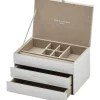 Hot Sale 😍 One Six Eight London Gabriella White Medium Jewellery Box 😍